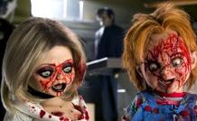
    CHUCKY  & TIFFANY   
    with blood on their mind...   
   