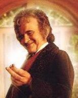 Bilbo Baggins examines ''his'' RING